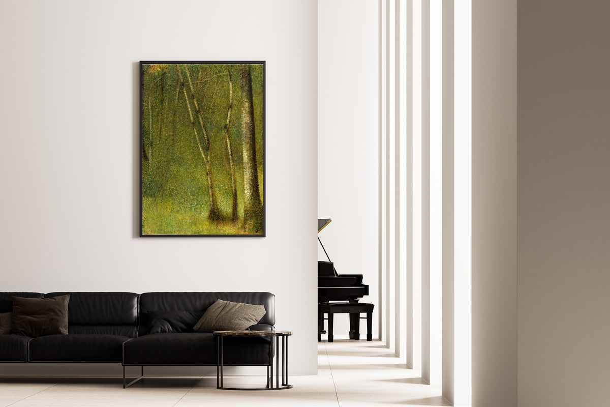Georges Seurat — The Forest at Pontaubert | Fine Art Print