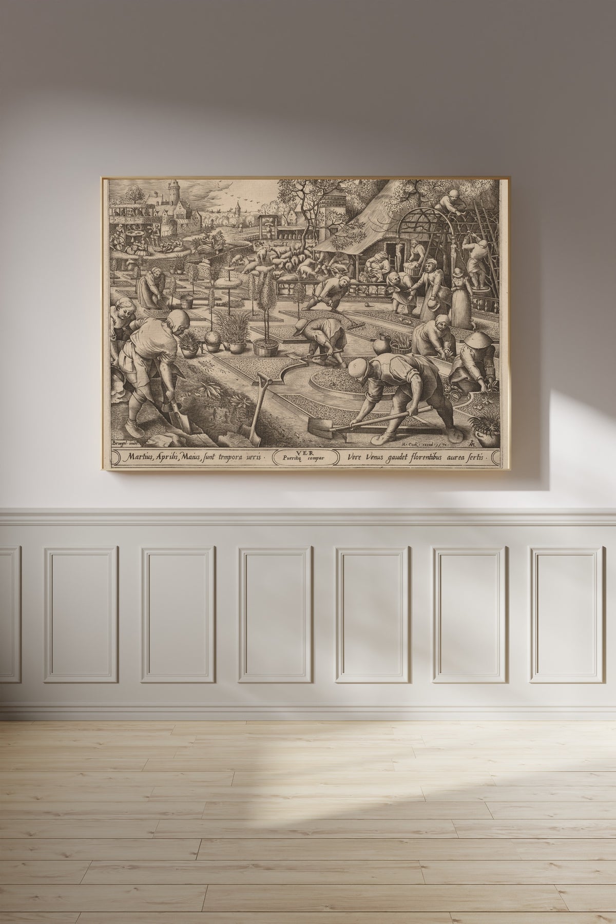 Pieter Bruegel the Elder — The Four Seasons: Spring | Engraving Print