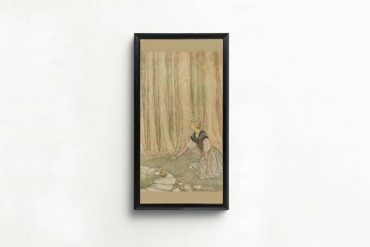 Arthur Rackham — The Frog Prince | Fairy Tale Illustration Print