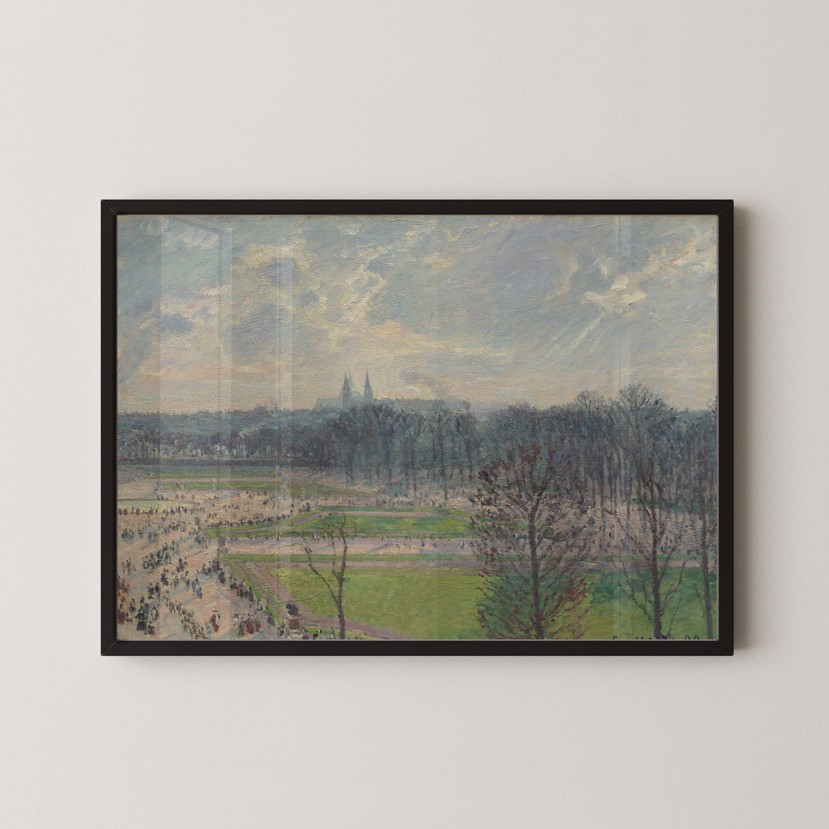 Camille Pissarro — The Garden of the Tuileries on a Winter Afternoon | Fine Art Print