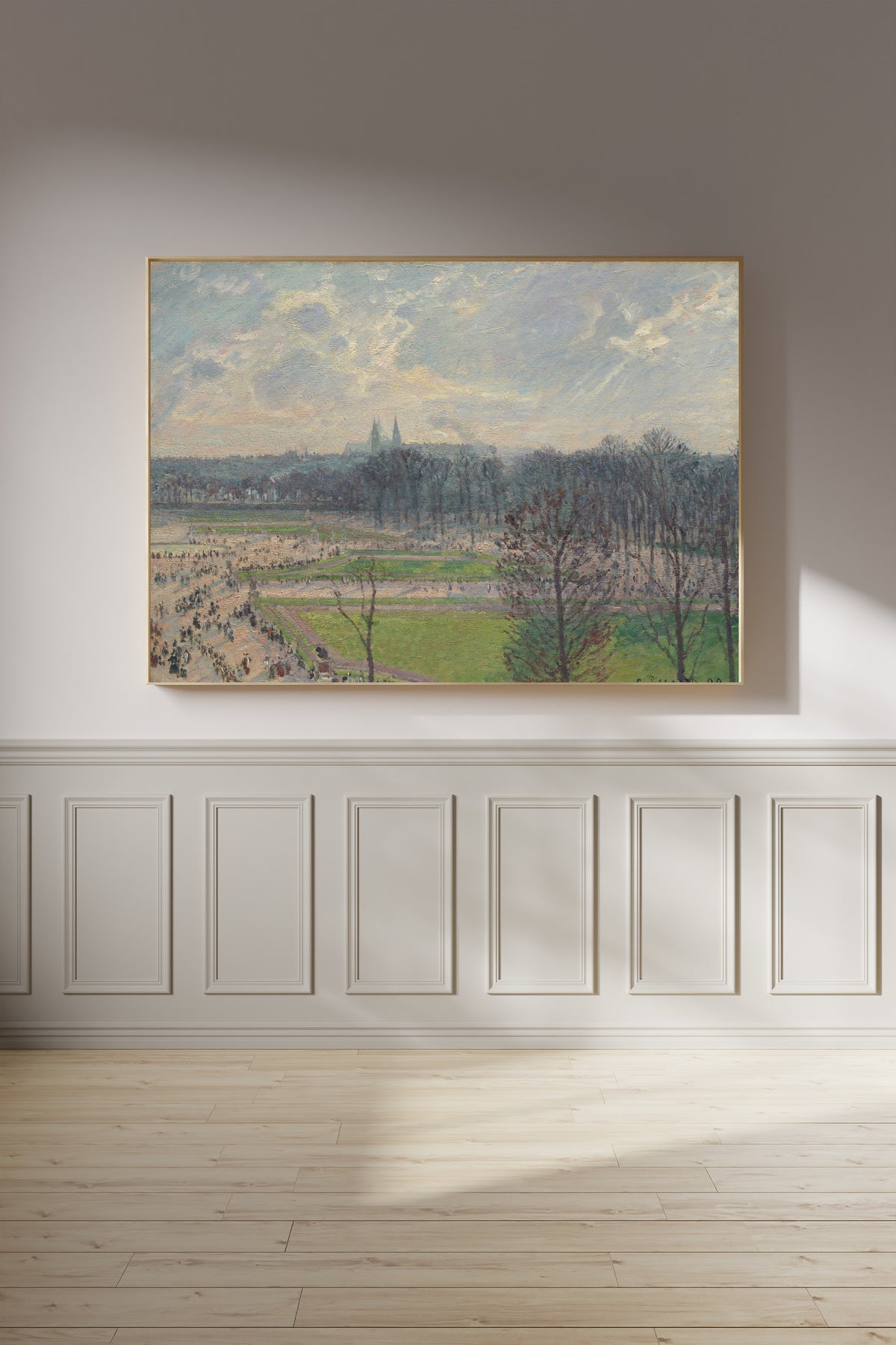 Camille Pissarro — The Garden of the Tuileries on a Winter Afternoon | Fine Art Print
