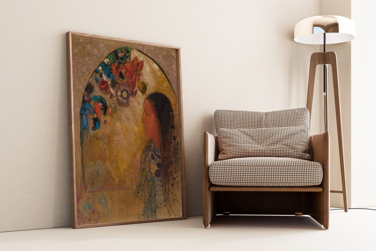 Odilon Redon — The Gothic Window | Symbolist Art Print