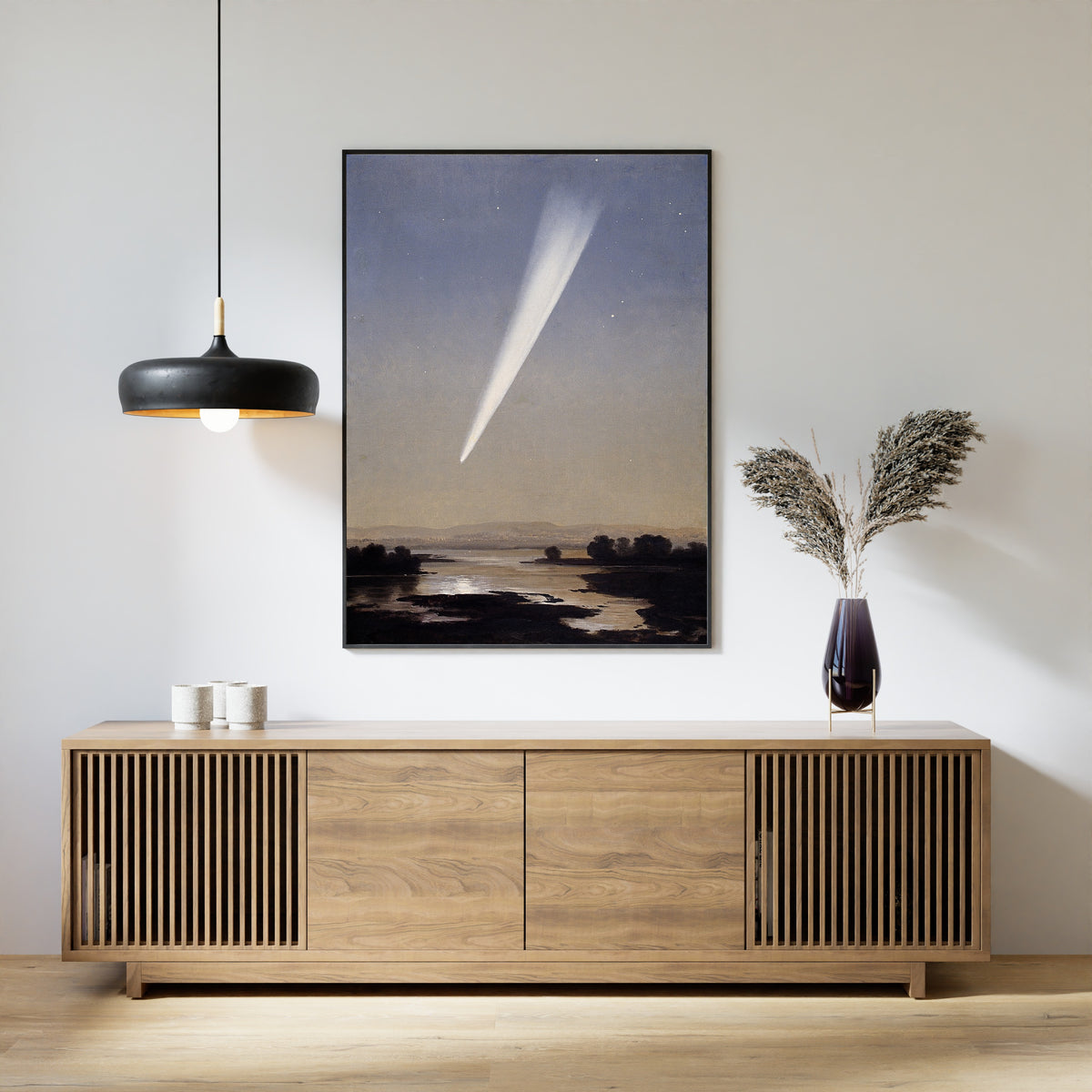 José María Velasco — The Great Comet of 1882 | Landscape Fine Art Print