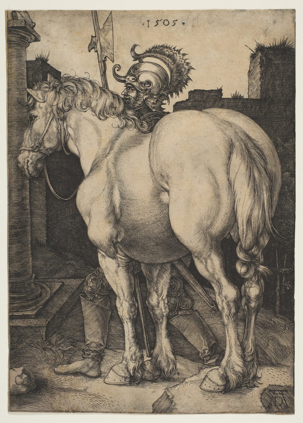 Albrecht Dürer — The Great Horse | Engraving Print
