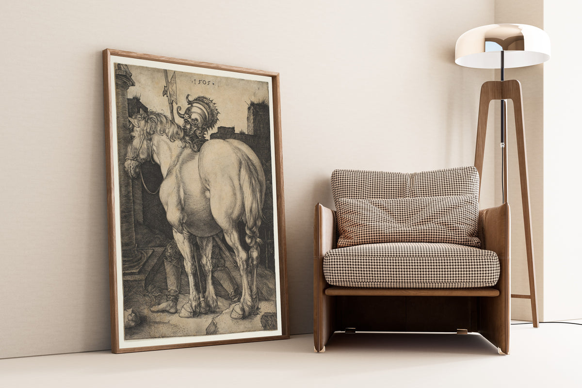 Albrecht Dürer — The Great Horse | Engraving Print
