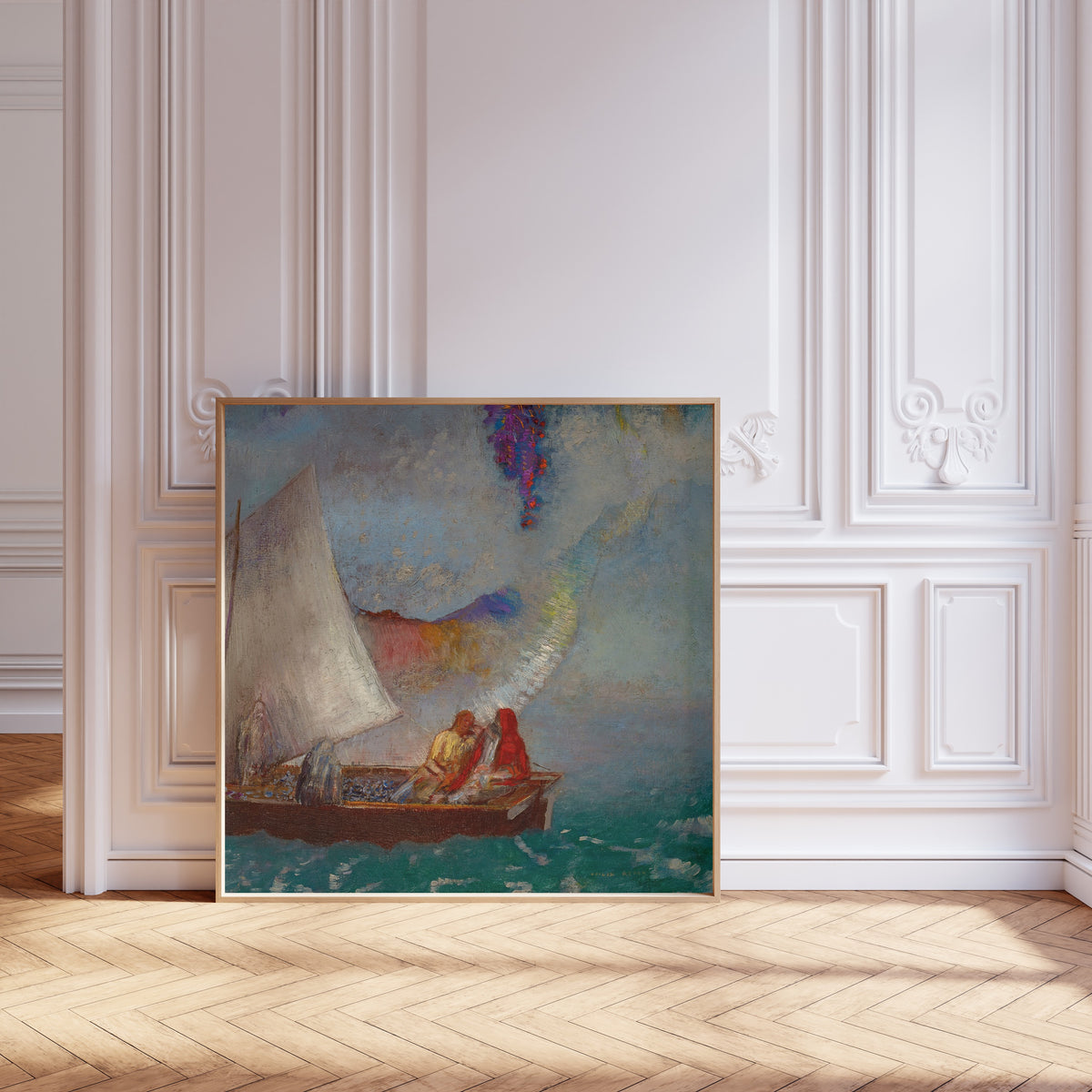 Odilon Redon — The Grey Sail | Symbolist Art Print