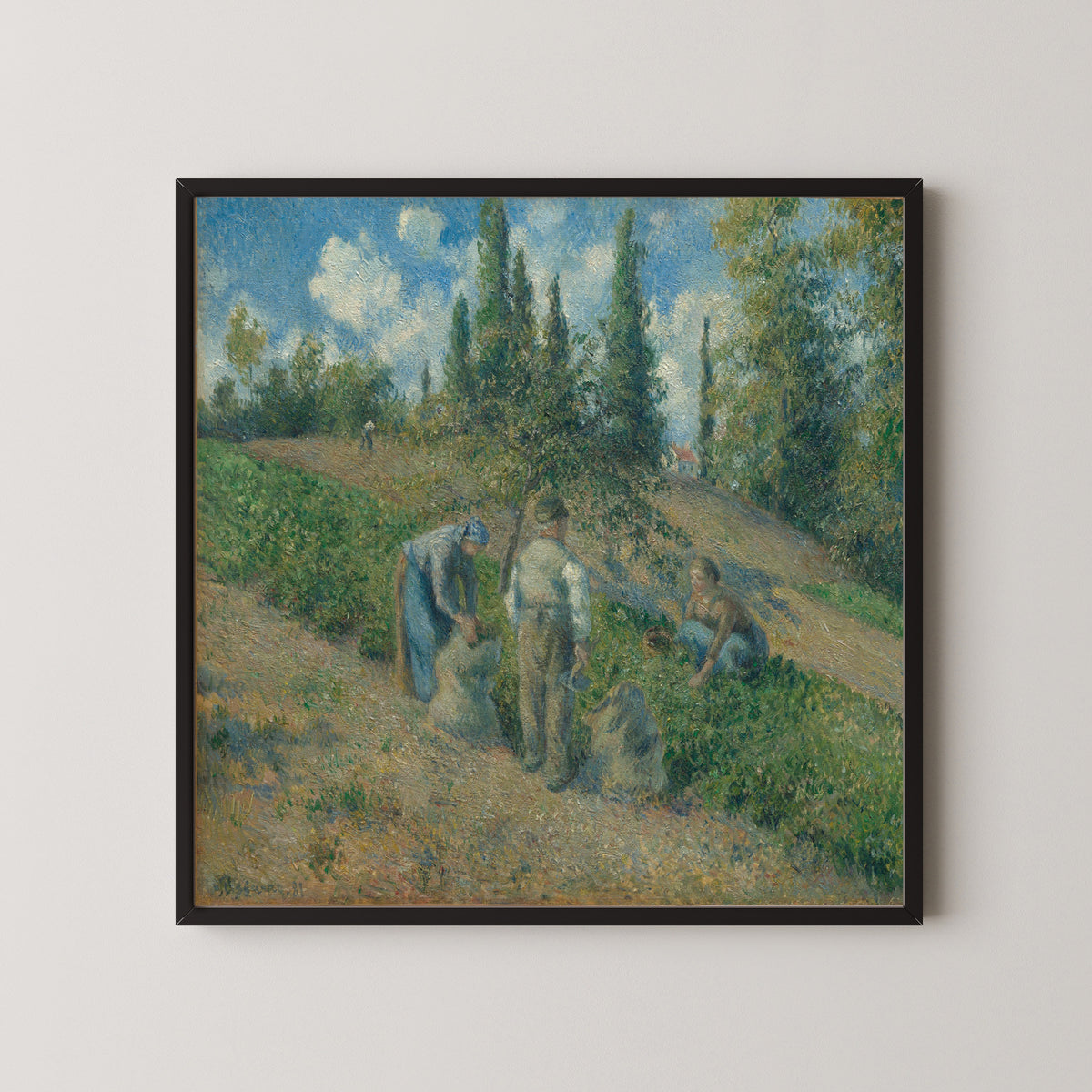 Camille Pissarro — The Harvest, Pontoise (La Récolte, Pontoise) | Fine Art Print