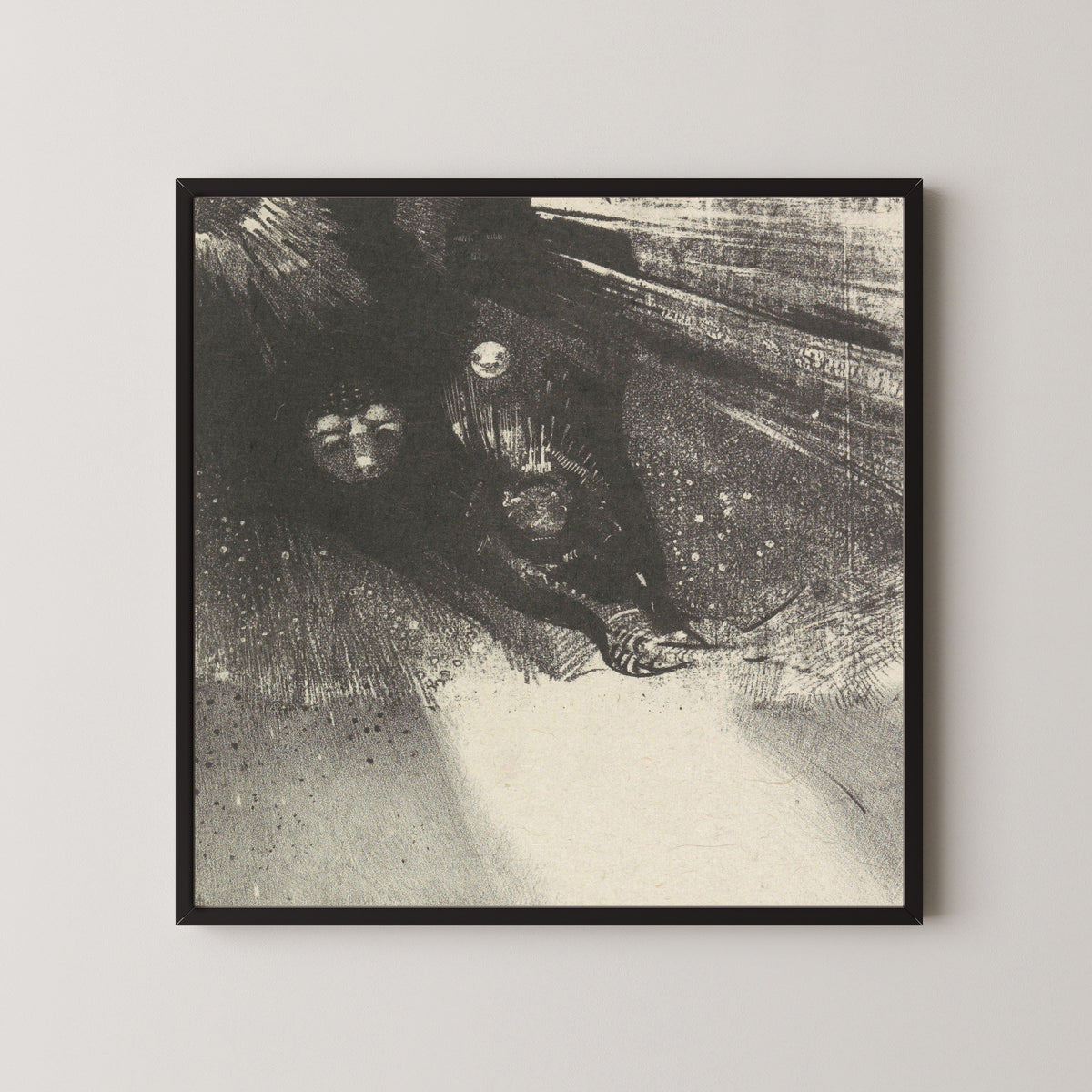 Odilon Redon — The Haunted House: Hideous Larvae | Symbolist Art Print
