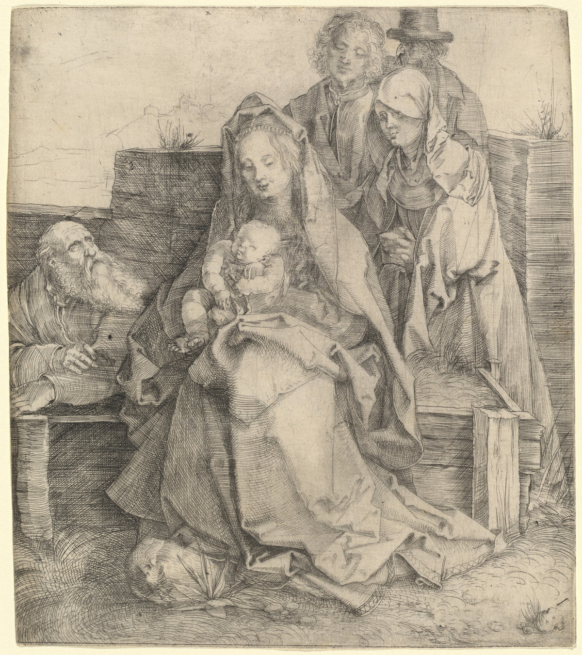 Albrecht Dürer — The Holy Family | Drypoint Print
