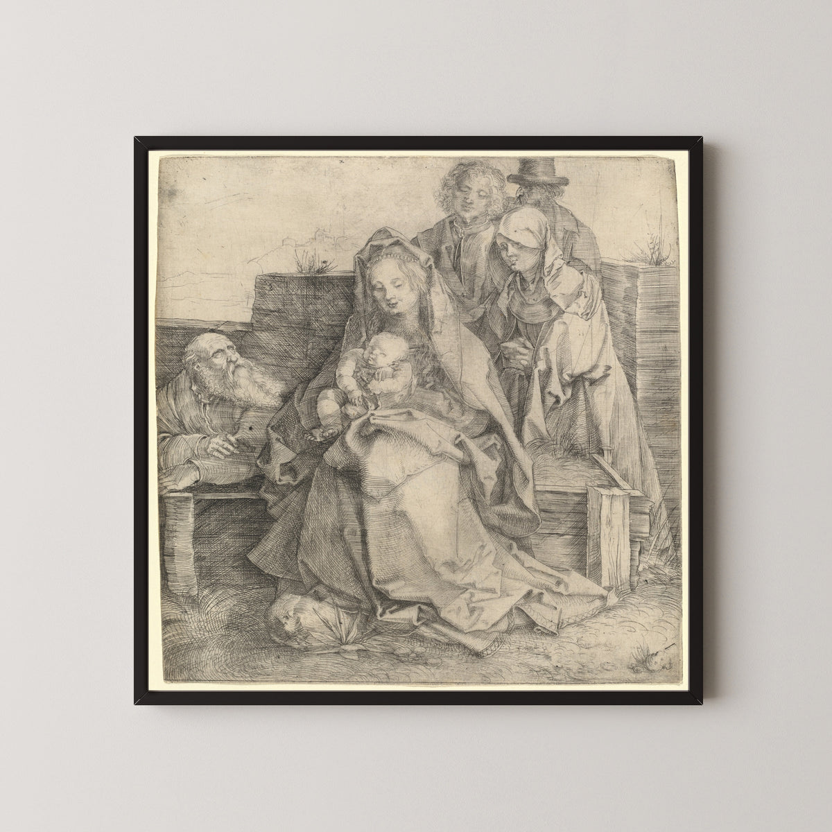 Albrecht Dürer — The Holy Family | Drypoint Print