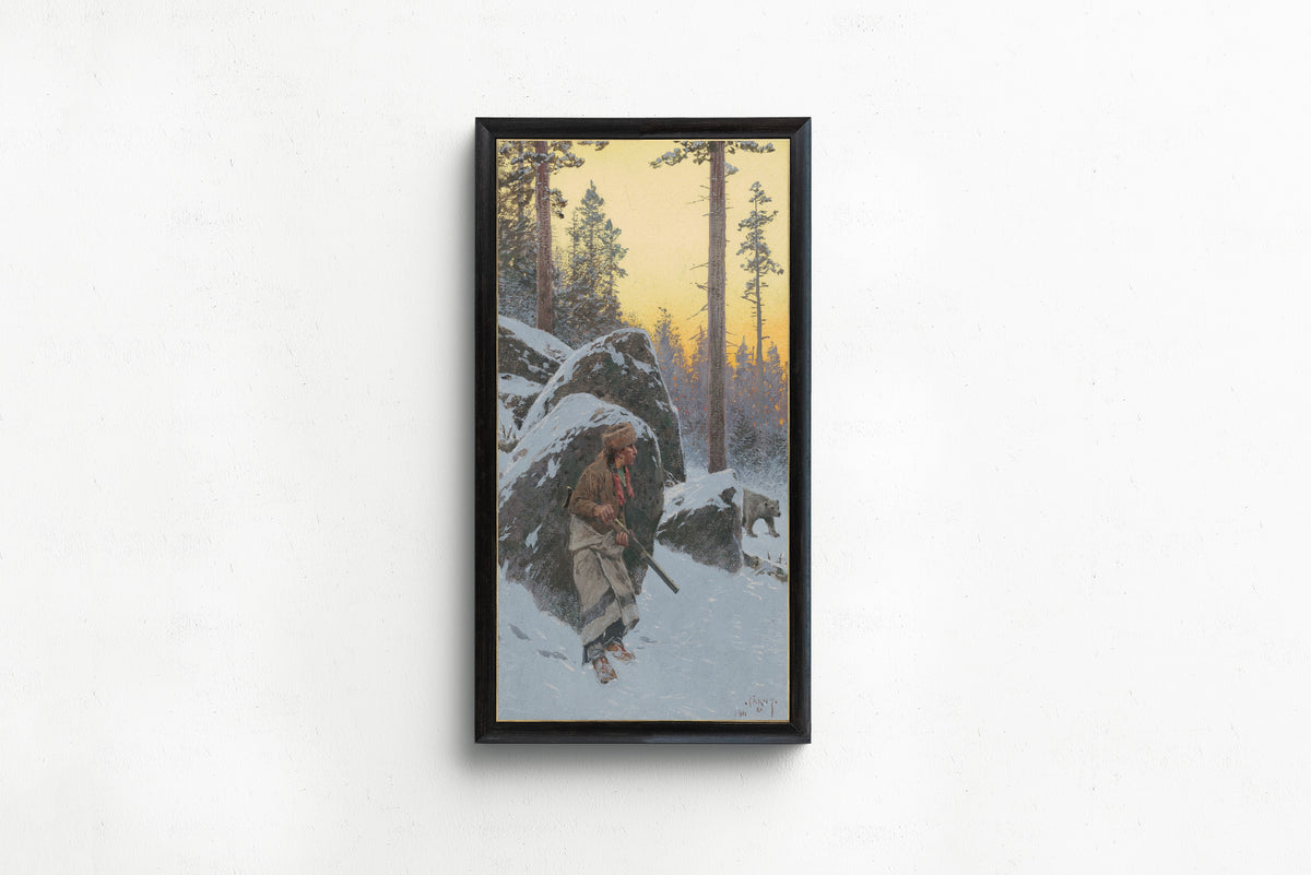 Henry Farny — The Indian Bear Hunter | Western Art Print