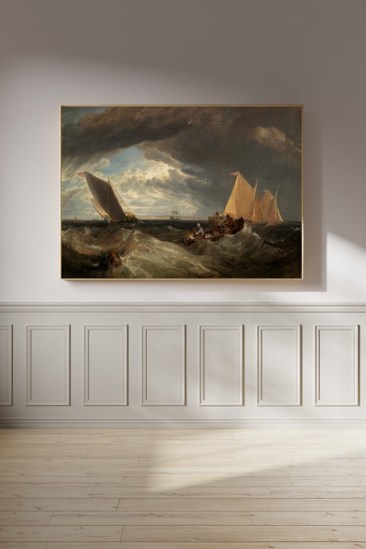 J.M.W. Turner — The Junction of the Thames and the Medway | Landscape Fine Art Print