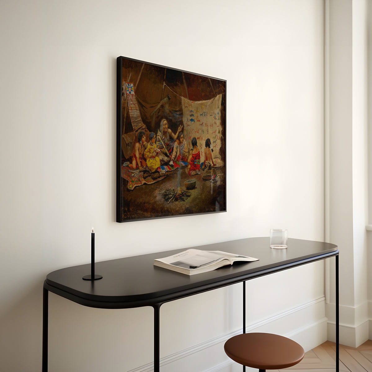 Charles M. Russell — The Kindergarten | Western Art Print