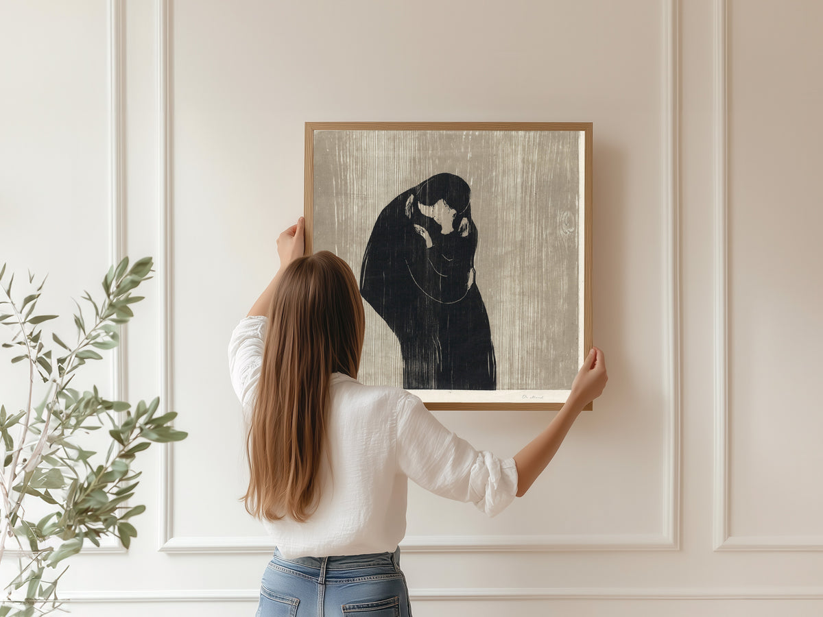 Edvard Munch — The Kiss IV | Expressionist Fine Art Print