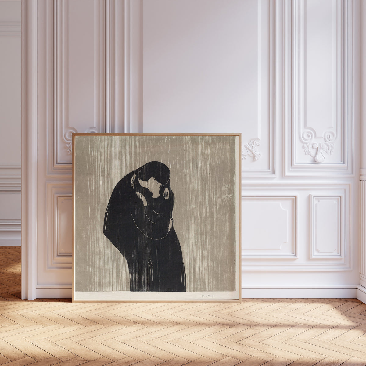 Edvard Munch — The Kiss IV | Expressionist Fine Art Print