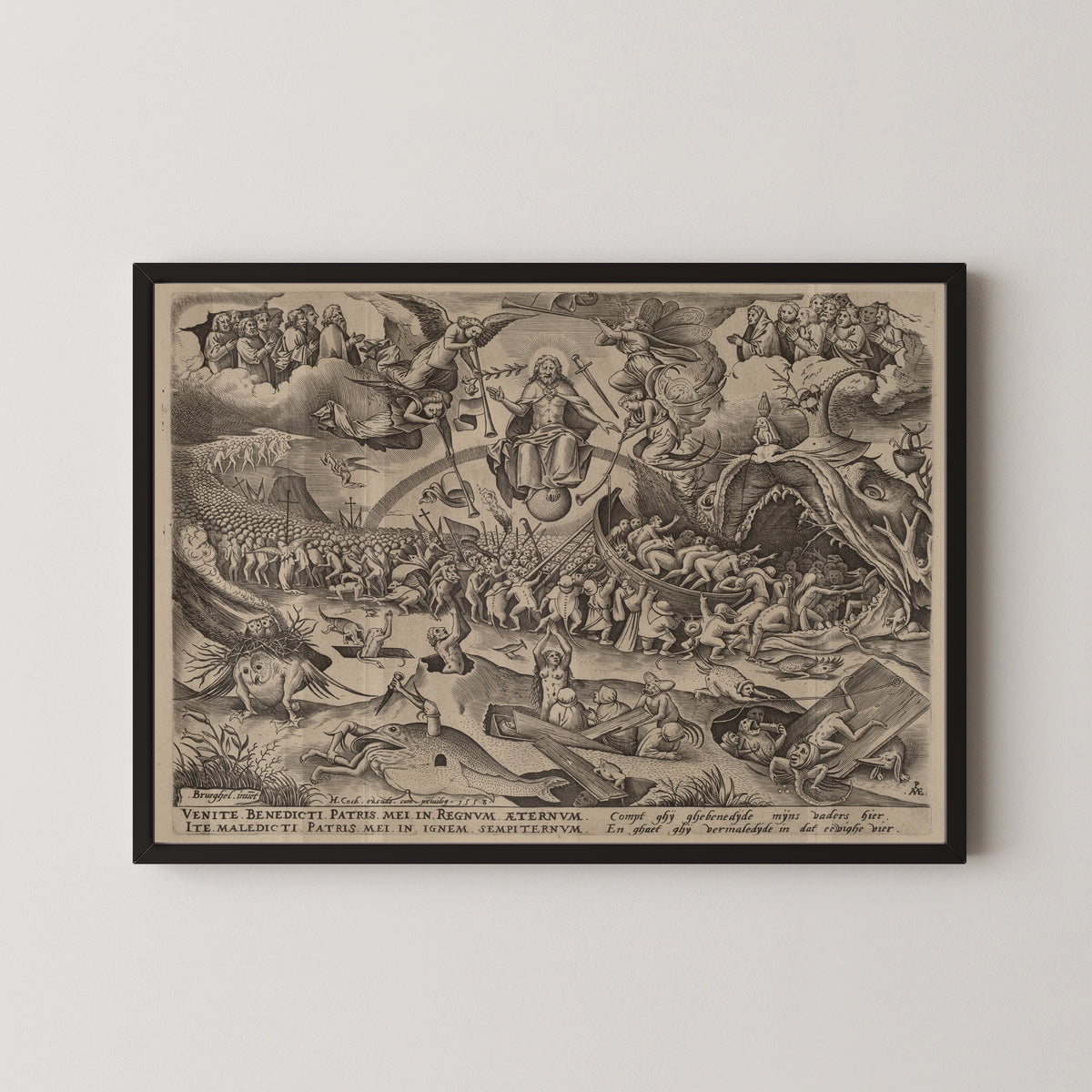 Pieter Bruegel the Elder — The Last Judgment | Engraving Print