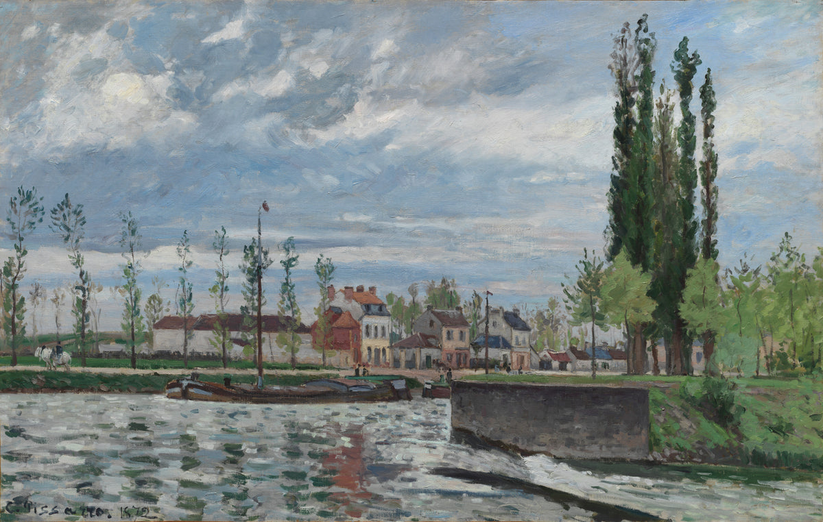 Camille Pissarro — The Lock at Pontoise | Fine Art Print