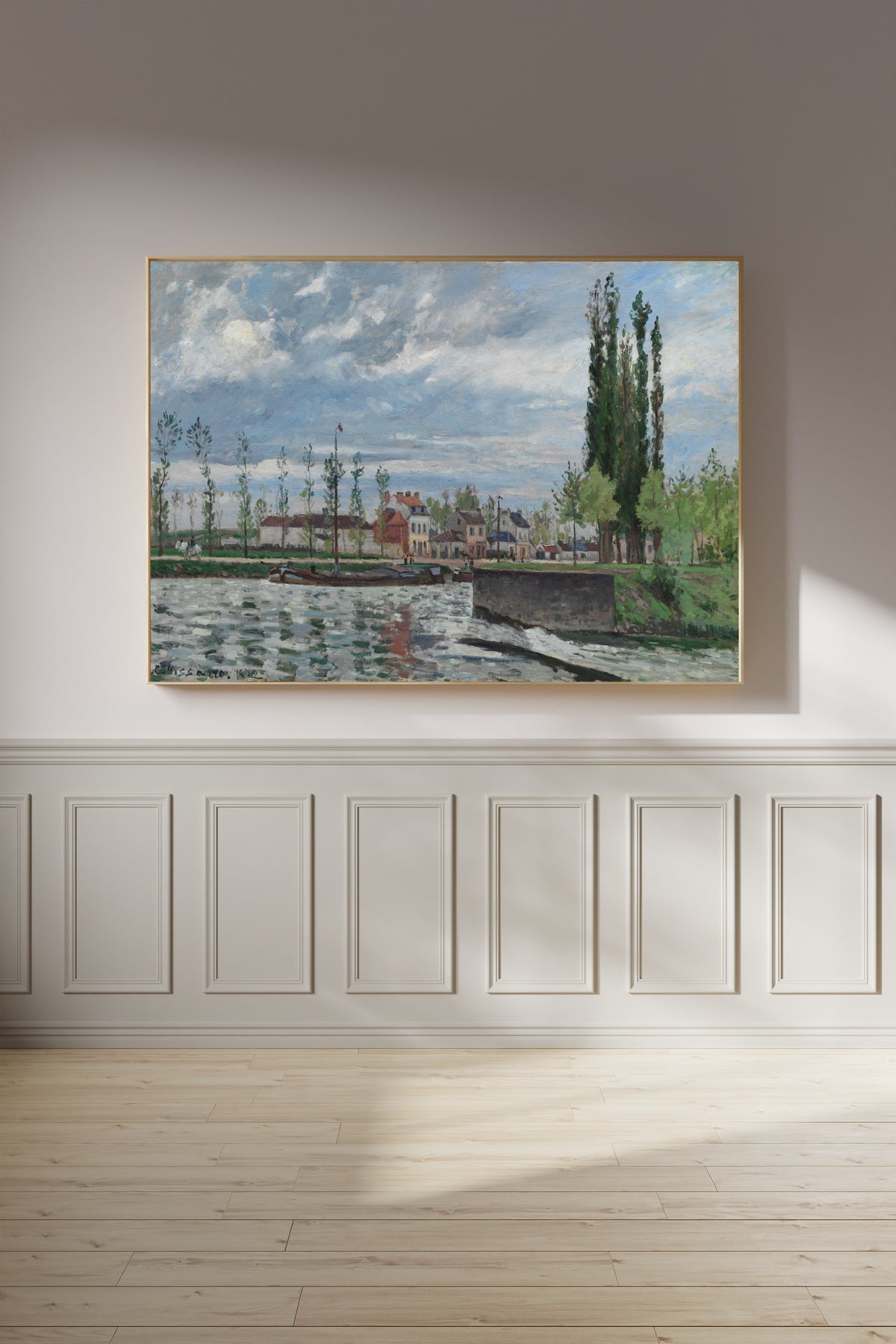 Camille Pissarro — The Lock at Pontoise | Fine Art Print