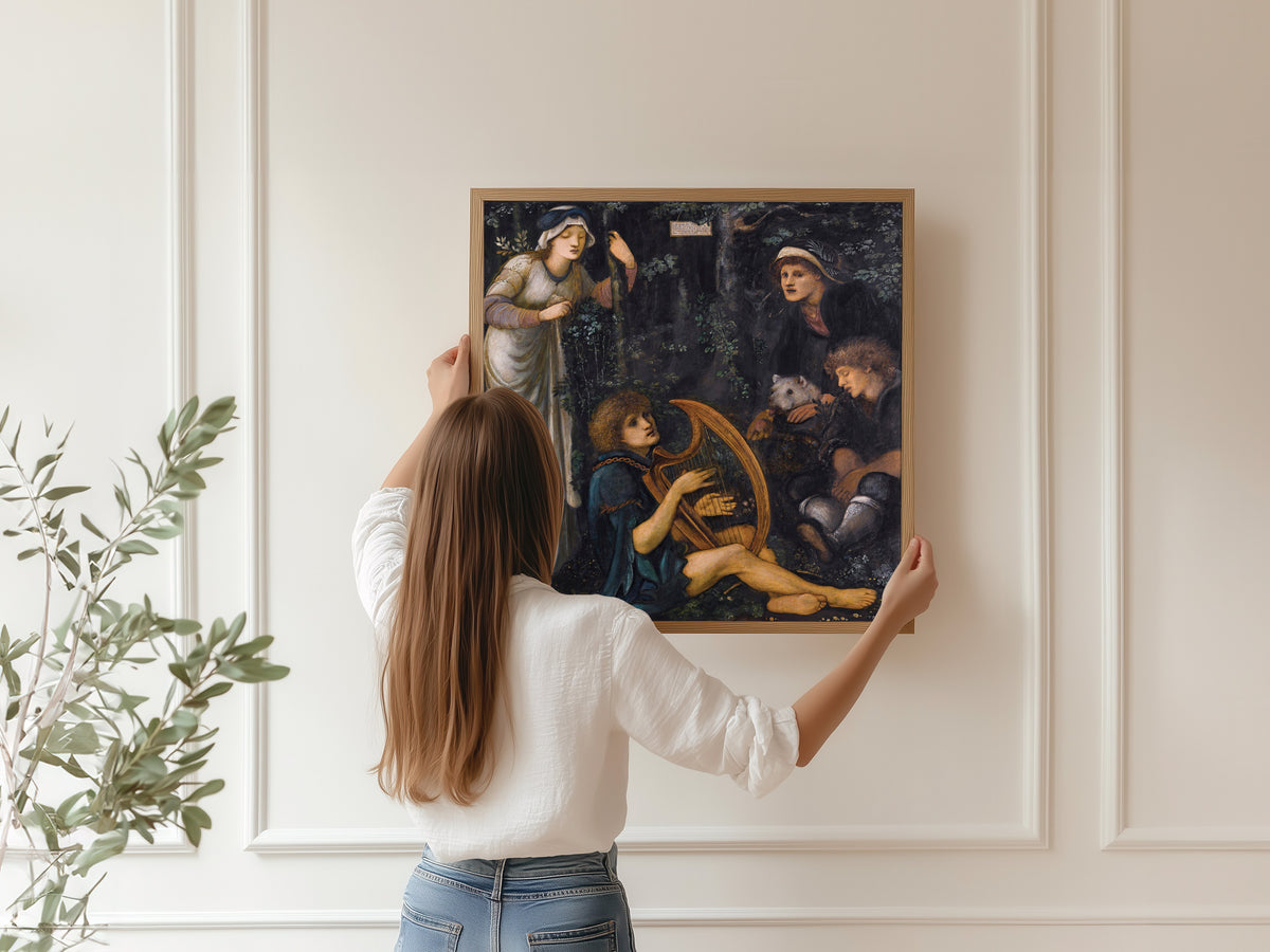 Edward Burne-Jones — The Madness of Sir Tristram | Pre-Raphaelite Art Print