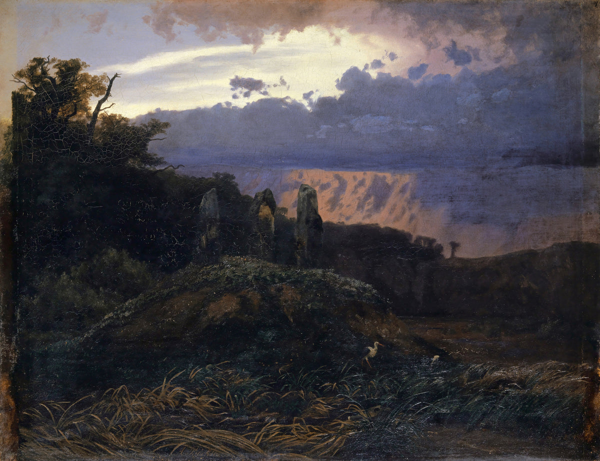 Arnold Böcklin — The Megalithic Tomb | Landscape Fine Art Print