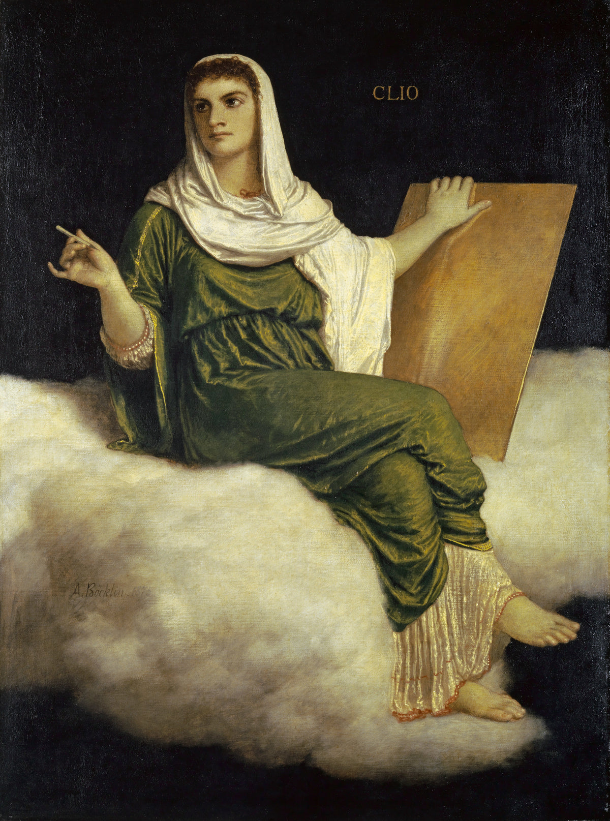 Arnold Böcklin — The Muse Clio | Symbolist Art Print