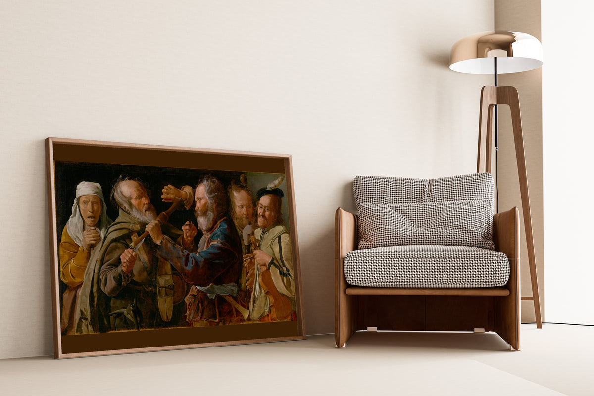 Georges de La Tour — The Musicians' Brawl | Fine Art Print