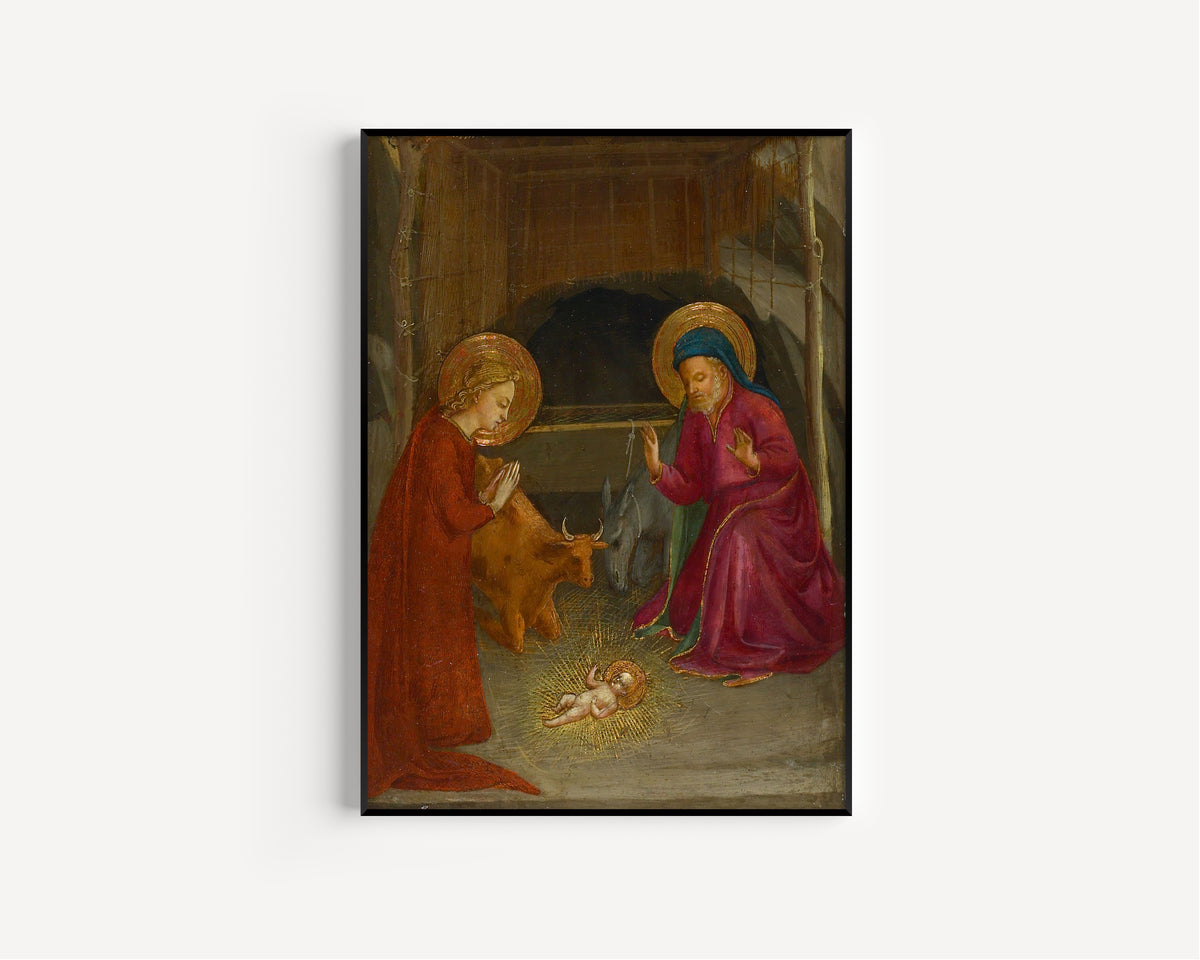 Fra Angelico — The Nativity | Christmas Art Print
