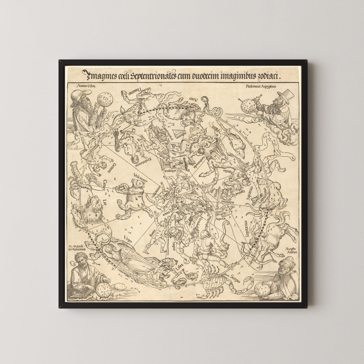 Albrecht Dürer — The Northern Celestial Hemisphere | Woodcut Print