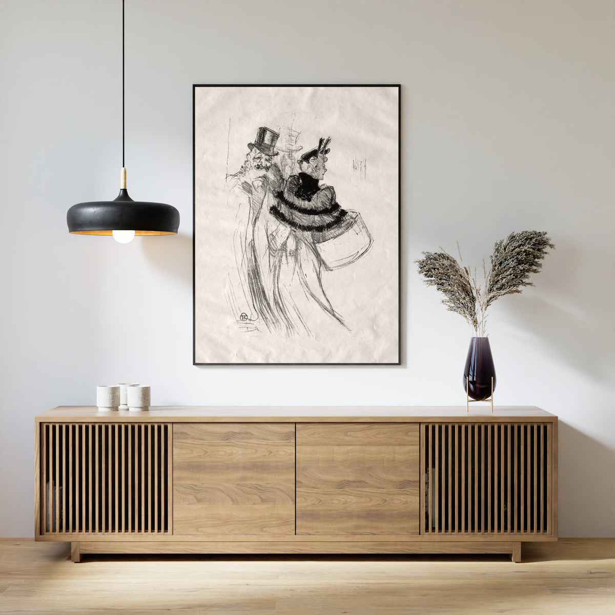Henri de Toulouse-Lautrec — The Old Gentlemen | Lithograph Print