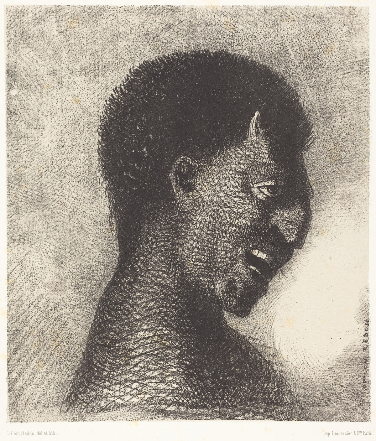 Odilon Redon — The Origins: The Satyr with the Cynical Smile | Symbolist Art Print