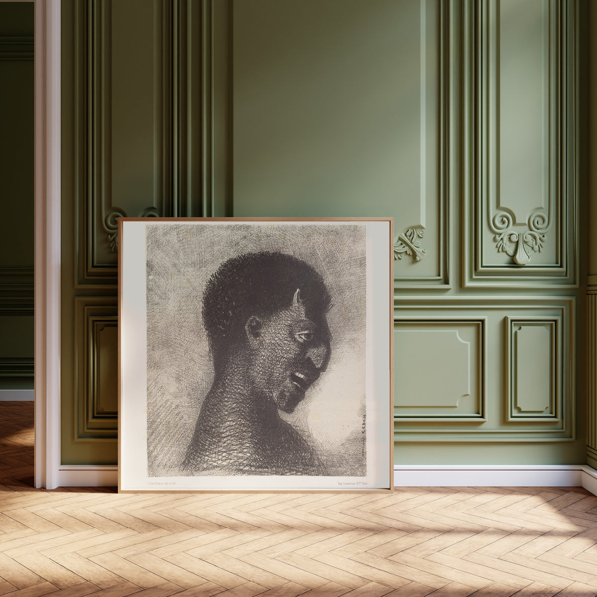 Odilon Redon — The Origins: The Satyr with the Cynical Smile | Symbolist Art Print