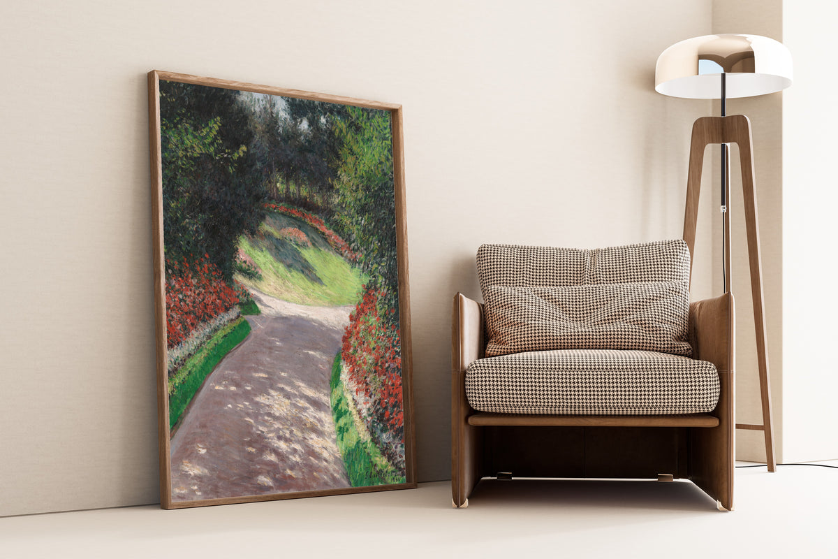 Gustave Caillebotte — The Path in the Garden | Fine Art Print