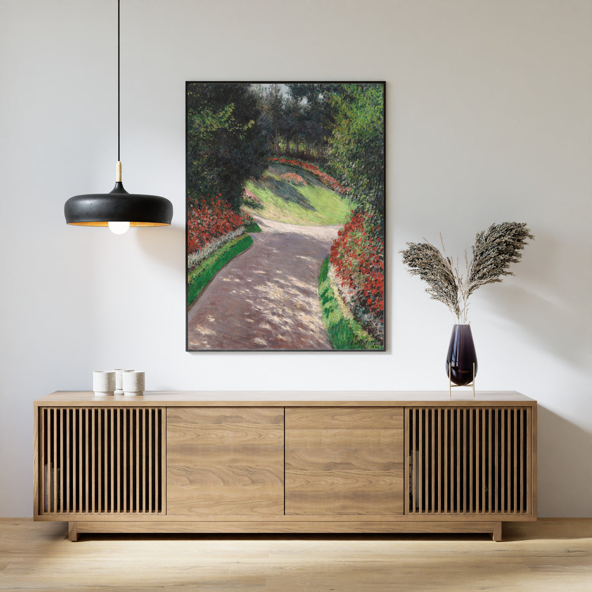 Gustave Caillebotte — The Path in the Garden | Fine Art Print
