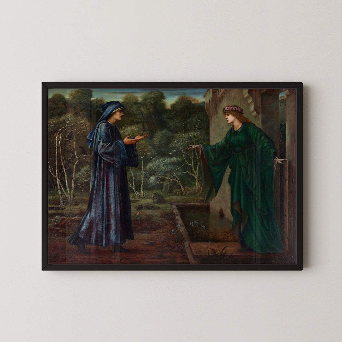 Edward Burne-Jones — The Pilgrim at the Gate of Idleness | Pre-Raphaelite Art Print