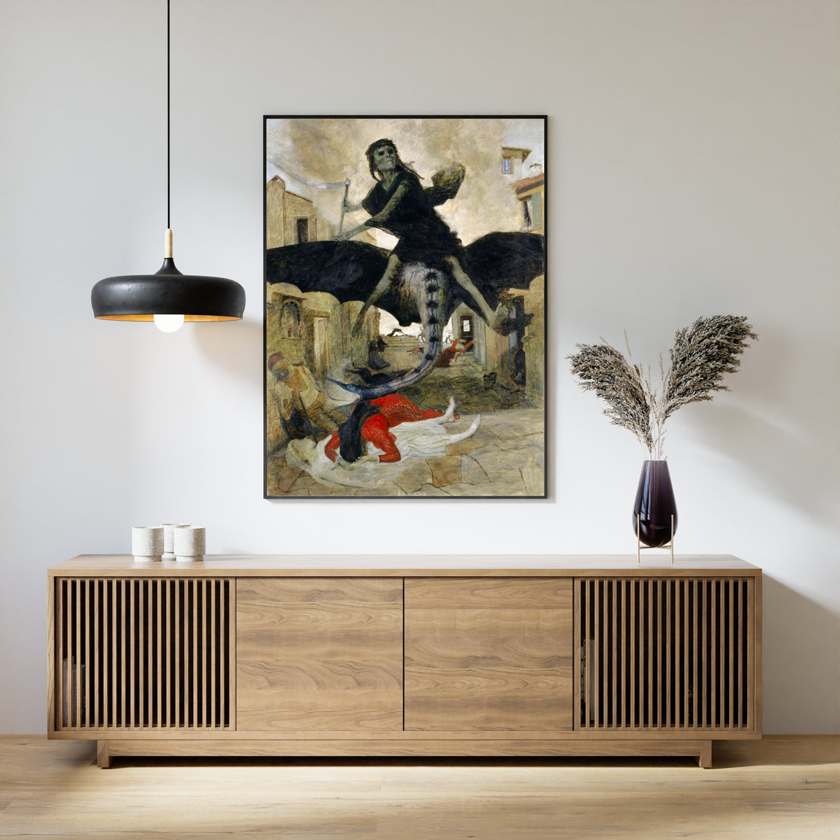 Arnold Böcklin — The Plague | Symbolist Art Print