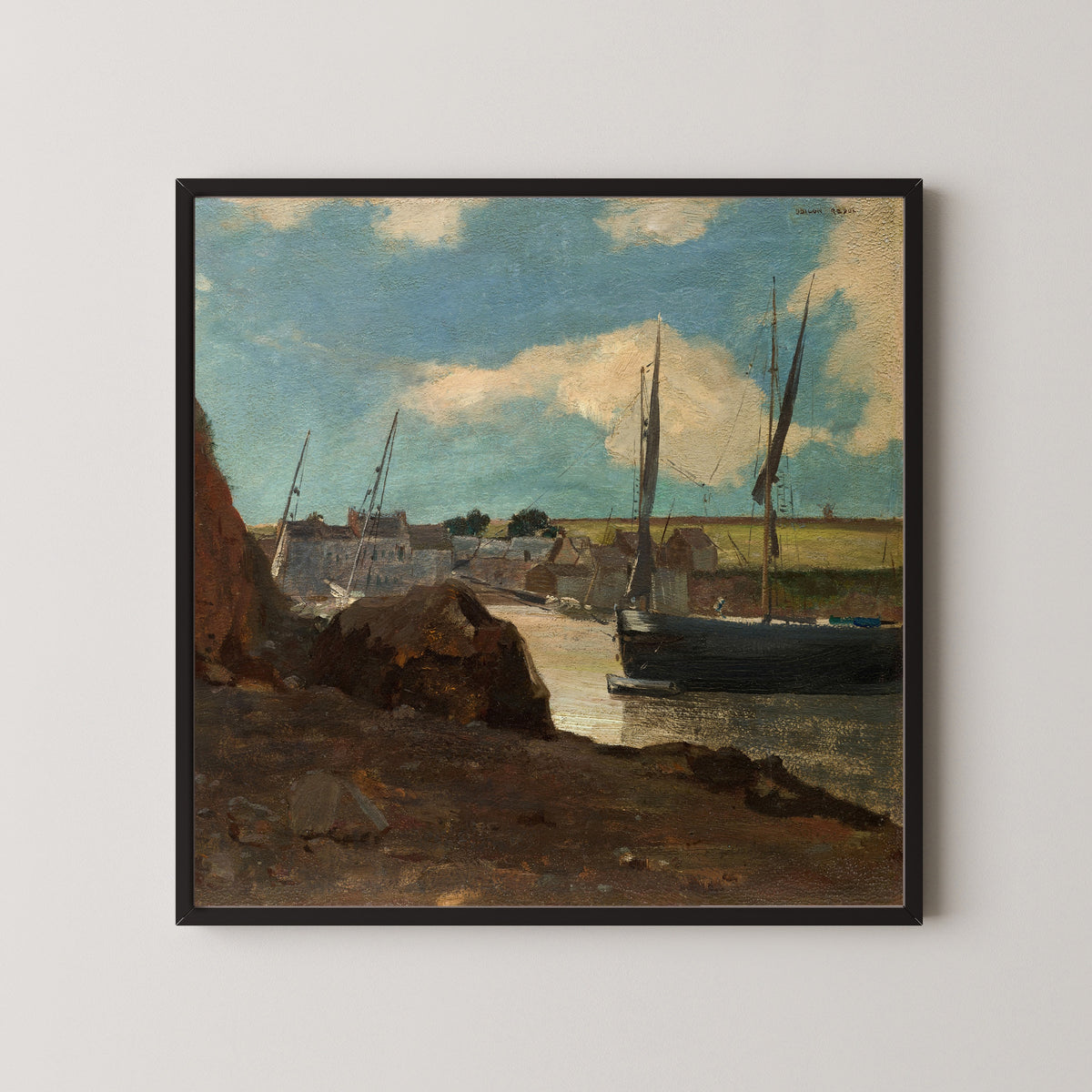 Odilon Redon — The Port of Morgat | Fine Art Print