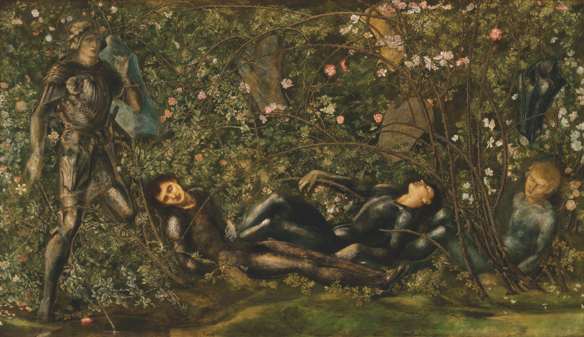 Edward Burne-Jones — The Prince Entering the Briar Wood | Pre-Raphaelite Art Print