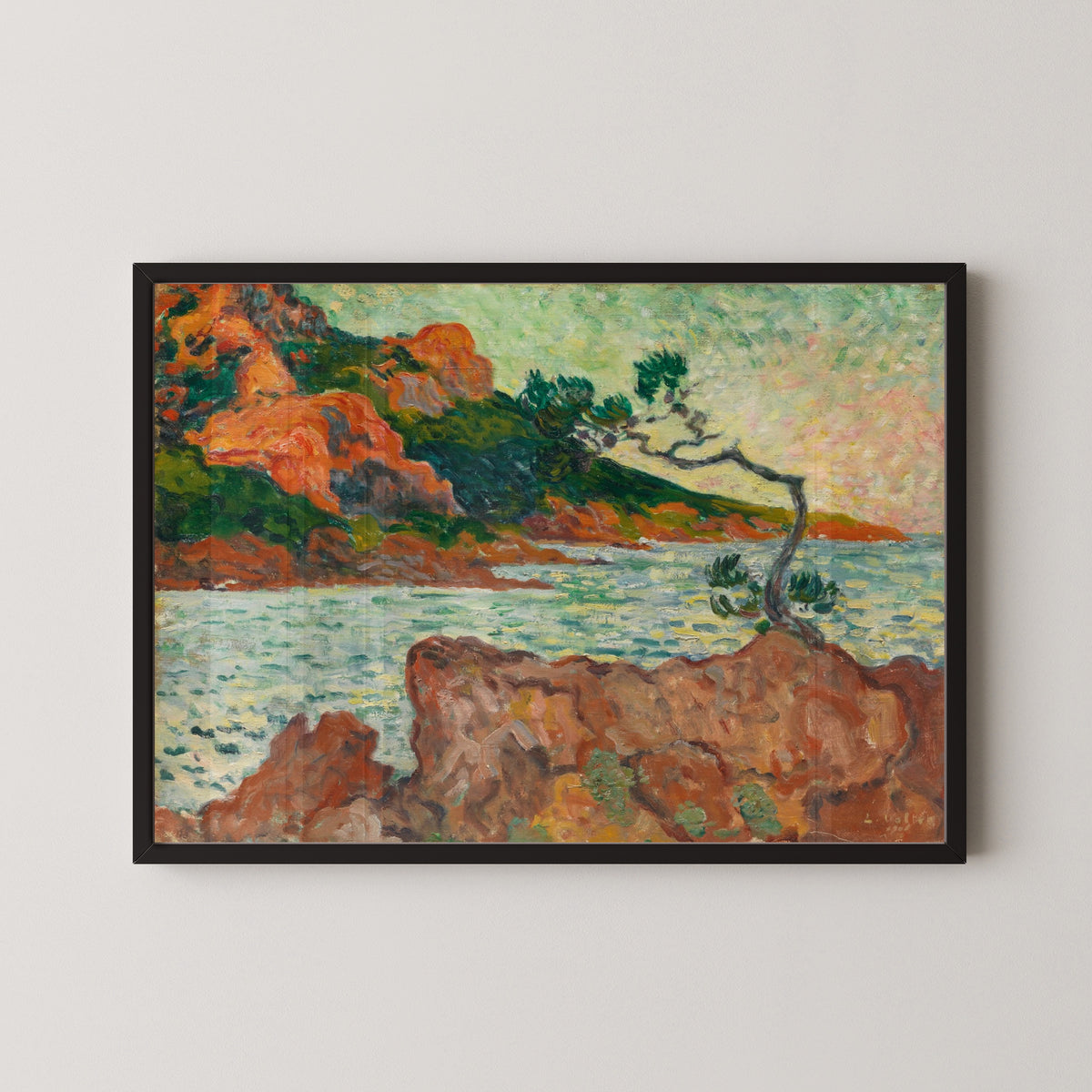 Louis Valtat — The Red Cape, Agay | Fauvist Fine Art Print