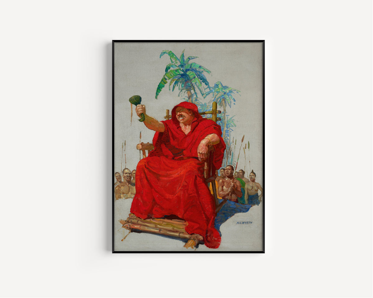 N. C. Wyeth — The Red Robe | Illustration Art Print