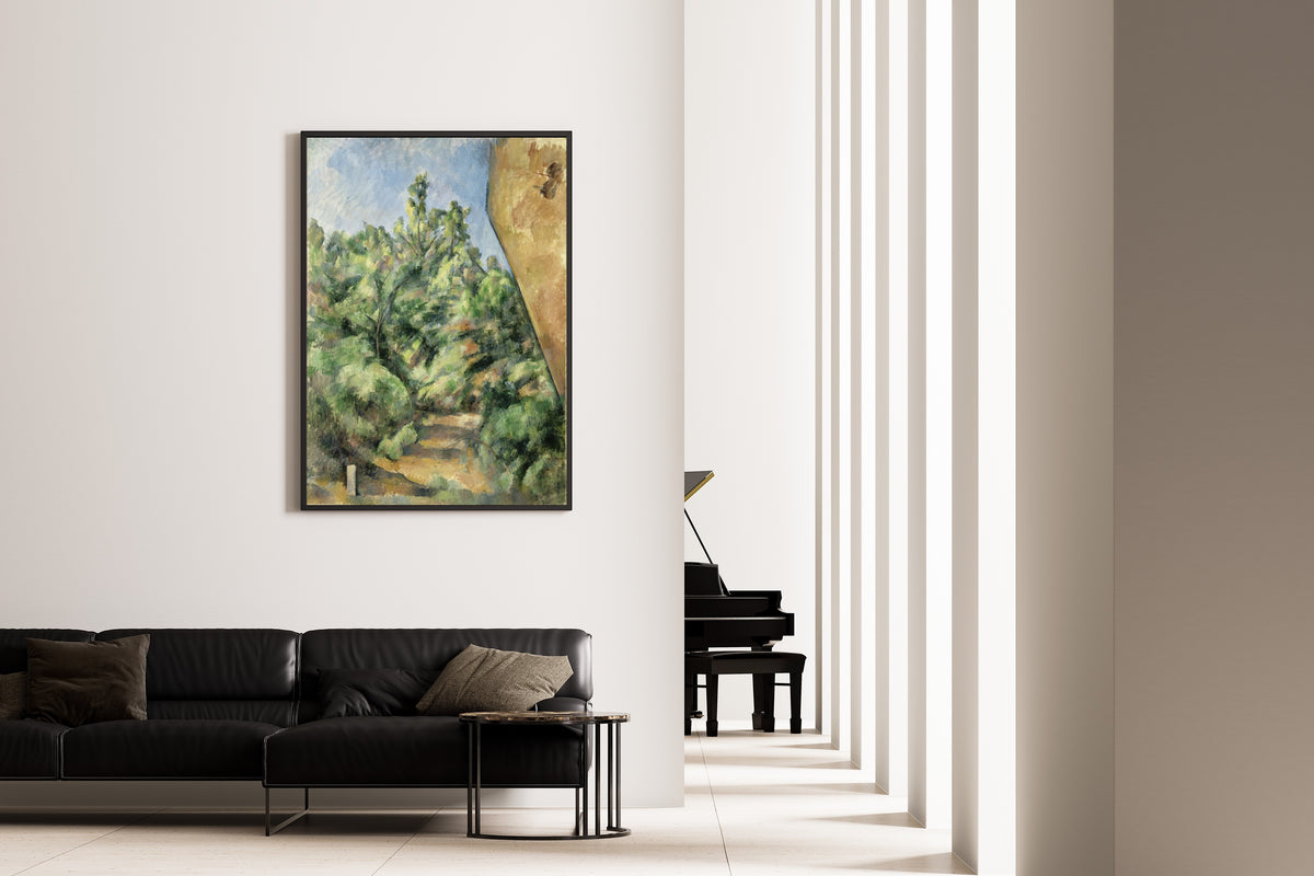 Paul Cezanne — The Red Rock | Fine Art Print
