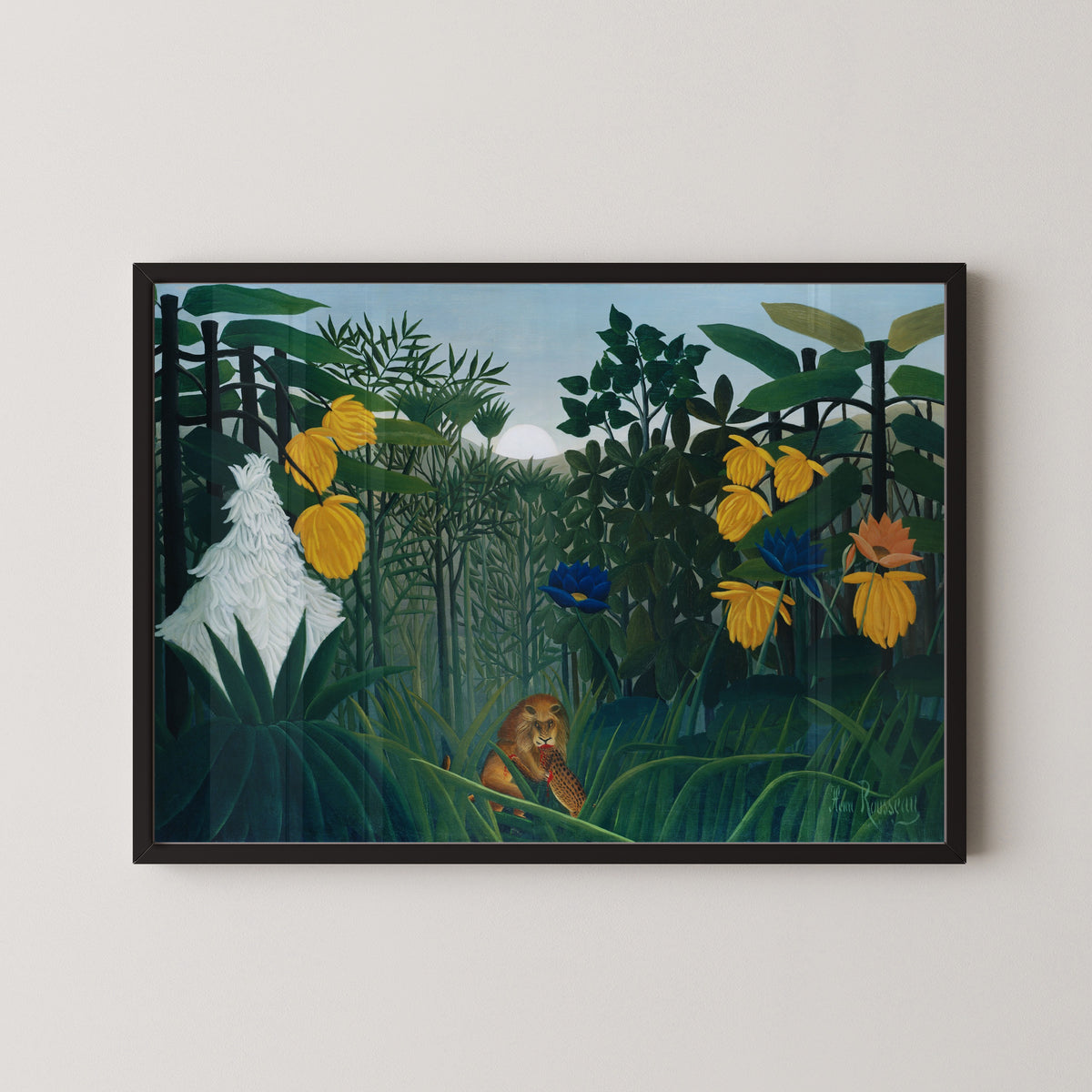 Henri Rousseau — The Repast of the Lion | Fine Art Print