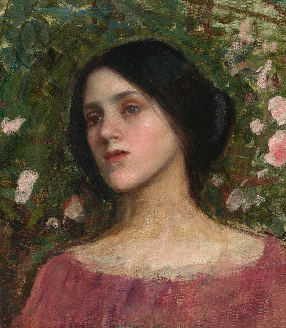 John William Waterhouse — The Rose Bower | Pre-Raphaelite Art Print