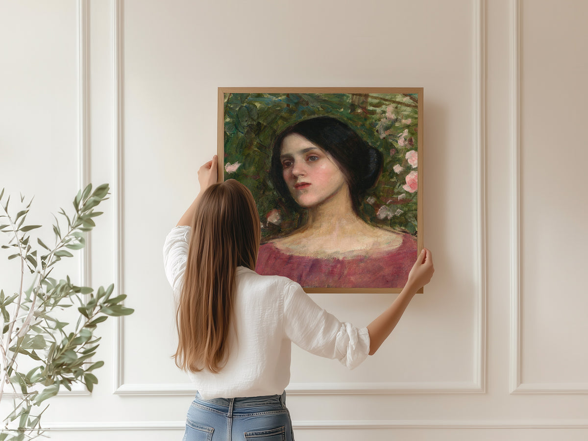 John William Waterhouse — The Rose Bower | Pre-Raphaelite Art Print