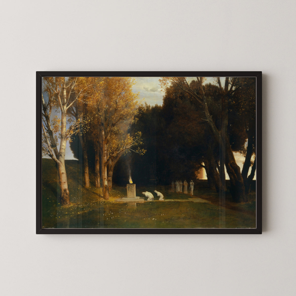 Arnold Böcklin — The Sacred Grove | Symbolist Art Print