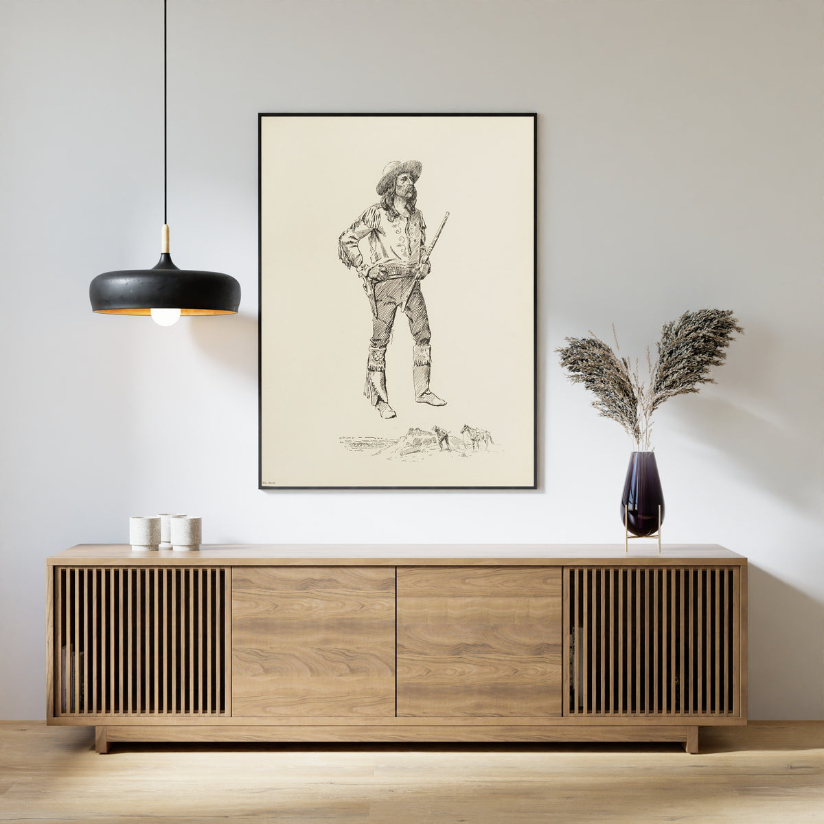 Charles M. Russell — The Scout | Western Illustration Print