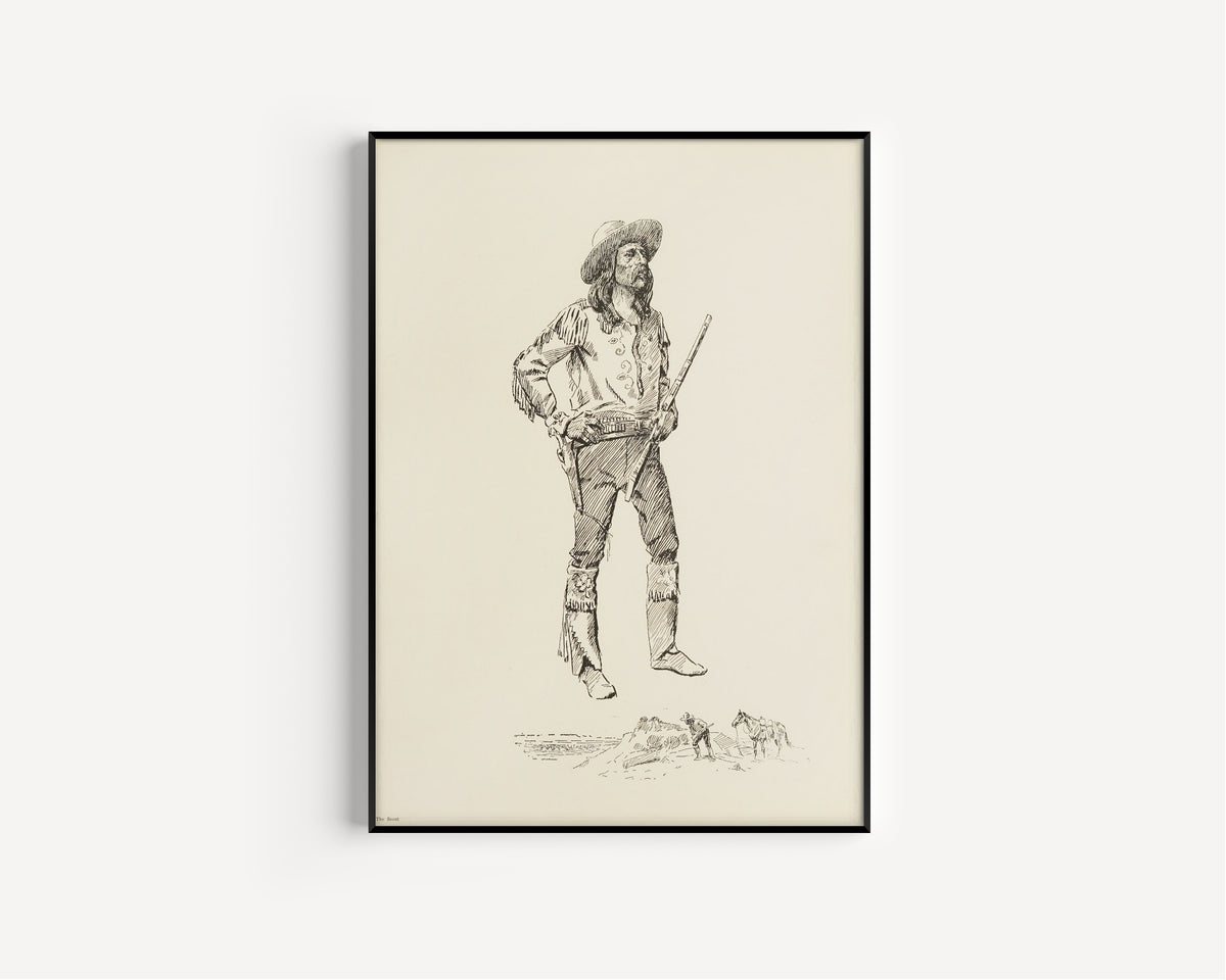 Charles M. Russell — The Scout | Western Illustration Print