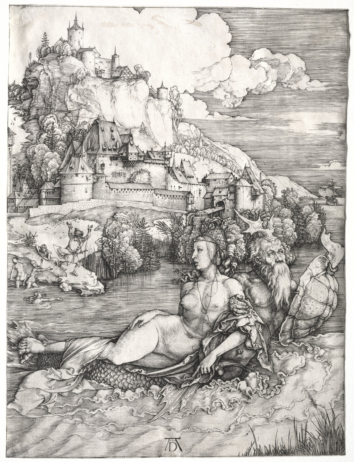 Albrecht Dürer — The Sea Monster | Engraving Print
