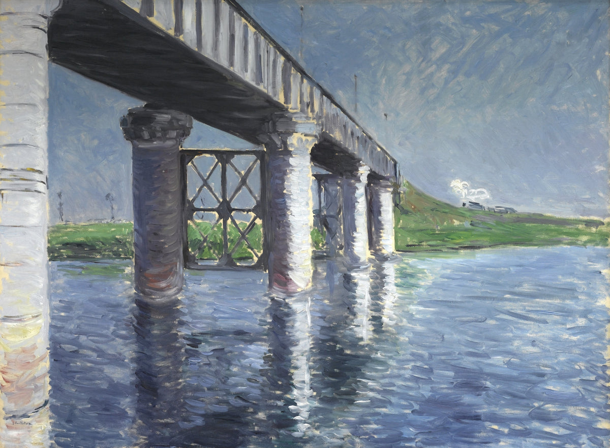 Gustave Caillebotte — The Seine and the Railroad Bridge at Argenteuil | Fine Art Print