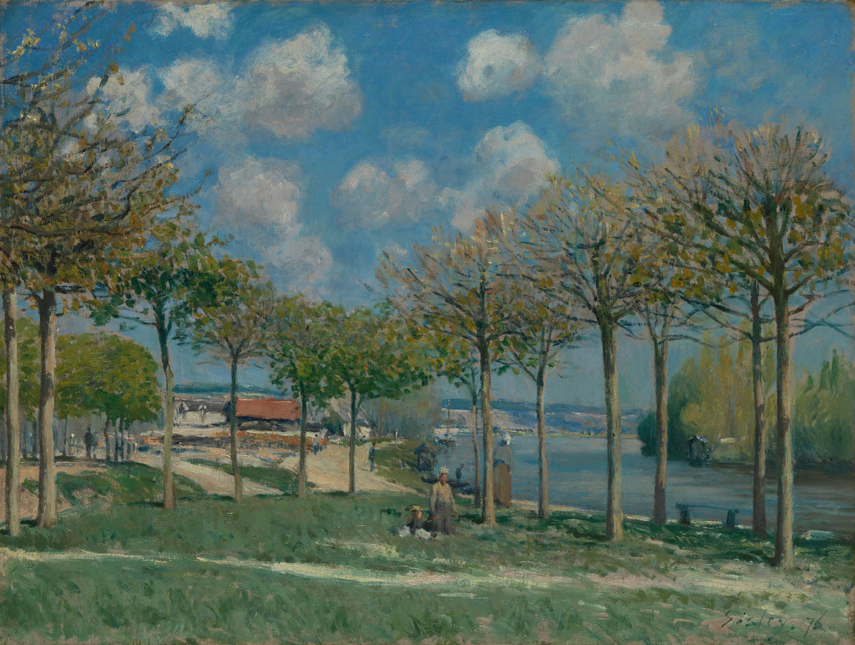 Alfred Sisley — The Seine at Bougival | Fine Art Print