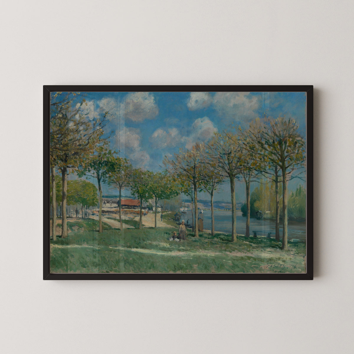 Alfred Sisley — The Seine at Bougival | Fine Art Print